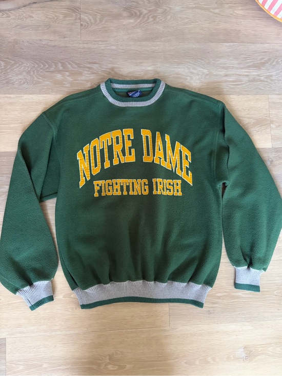 Savvy Other - Vintage 90s Notre Dame Fighting Irish Savvy Fleece Sweatshirt M